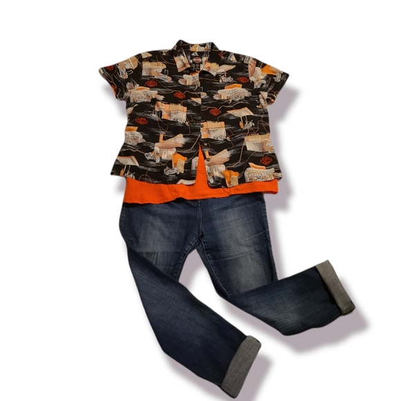 Women's Harley Davidson Blouse - Picture 5 of 8